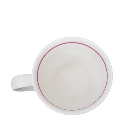 Vintage Starbucks 2007 Coffee Tea Cappuccino Mug White & Pink Raspberries - Picture 3 of 8